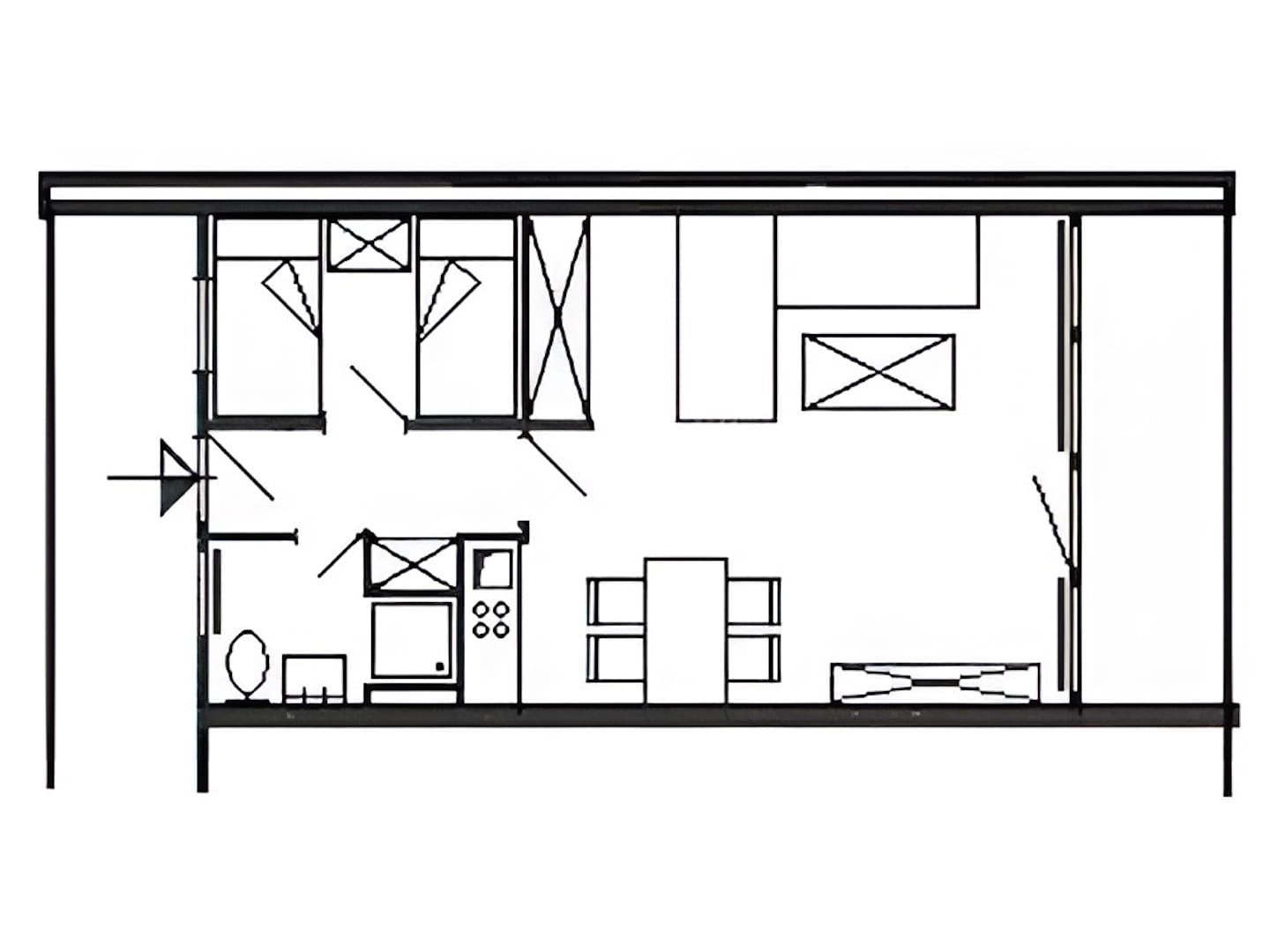  Appartement Pelzerhaken - Grundriss