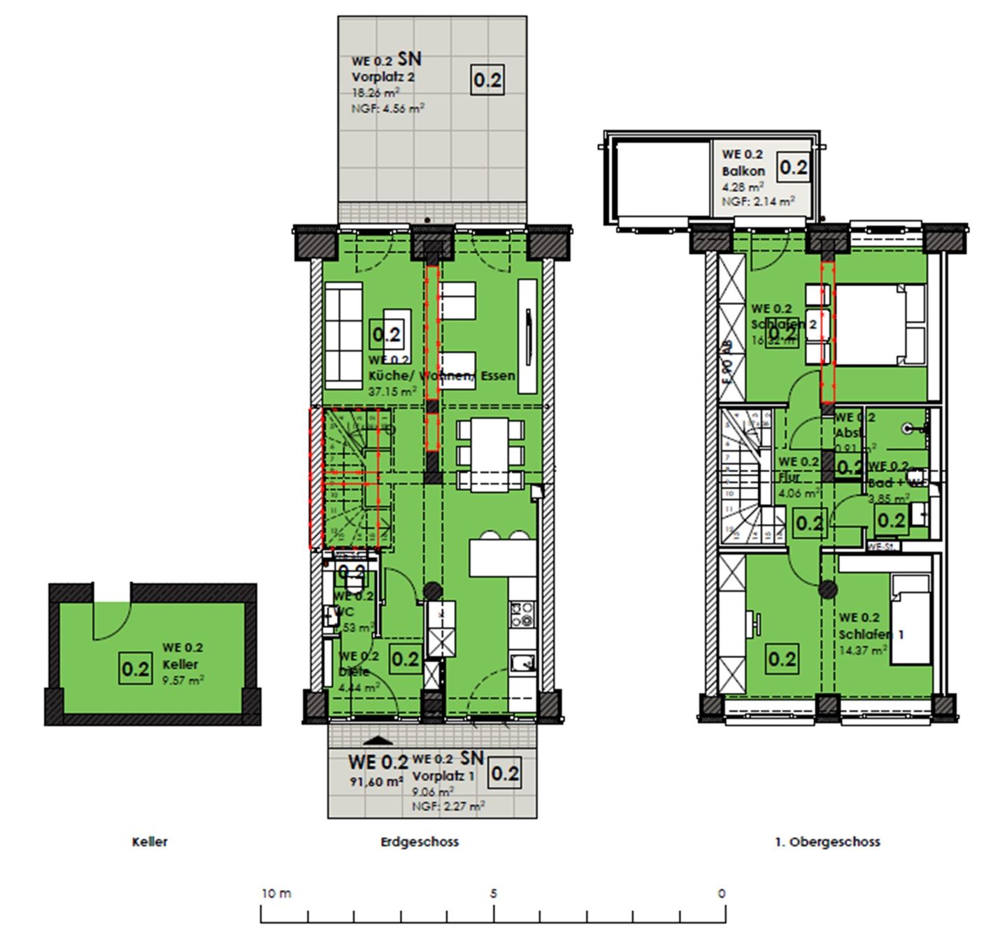  FeWo HAPPY in PRORA - 4.02 Prora - Grundriss