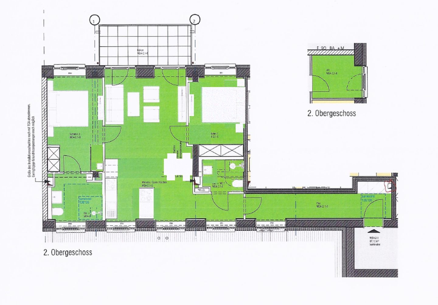  FeWo Grumsin in PRORA - 4.21 Prora - Grundriss