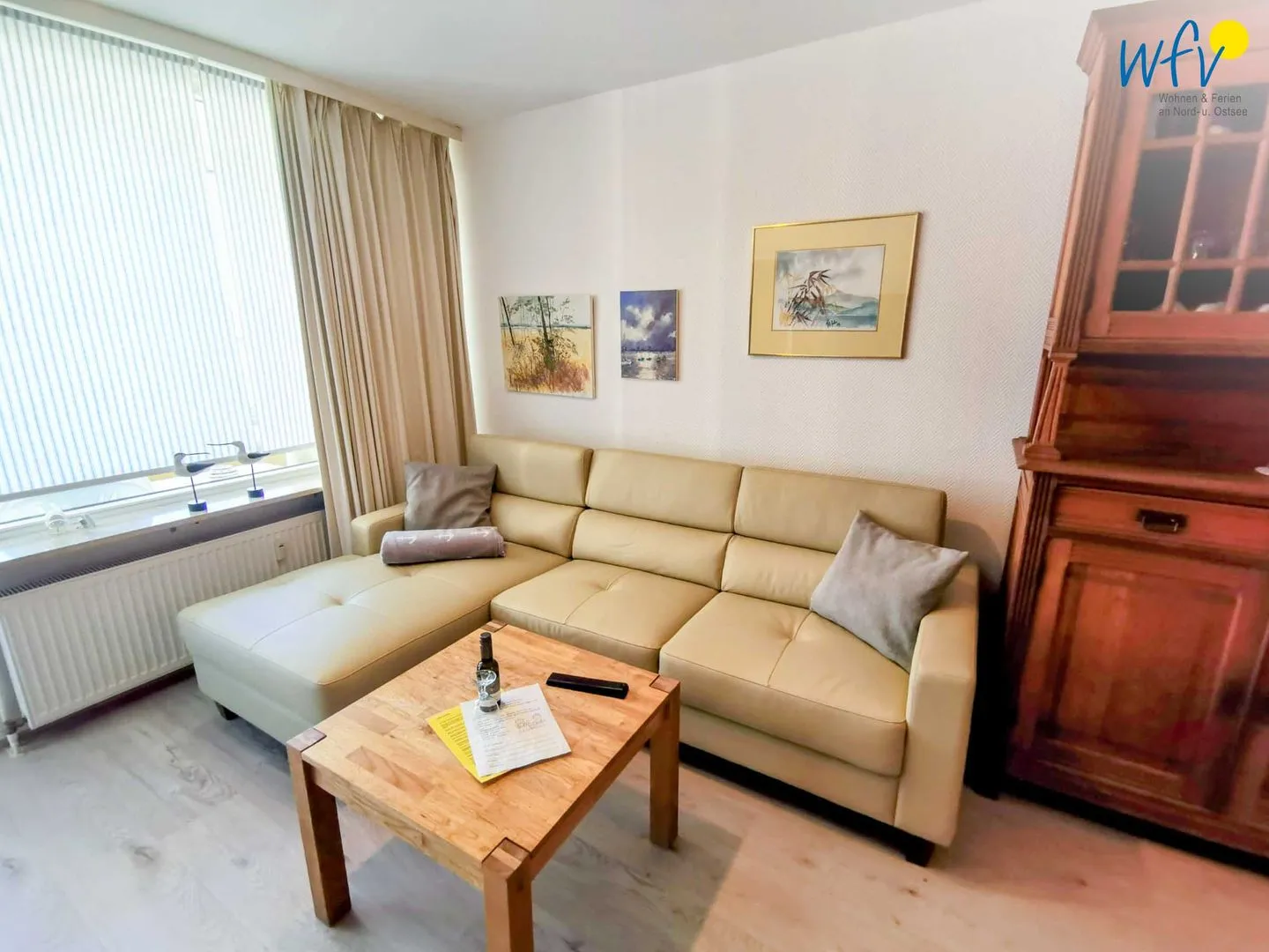 Wohnzimmer Ferienhaus Seeblick Ferienwohnung Catharina