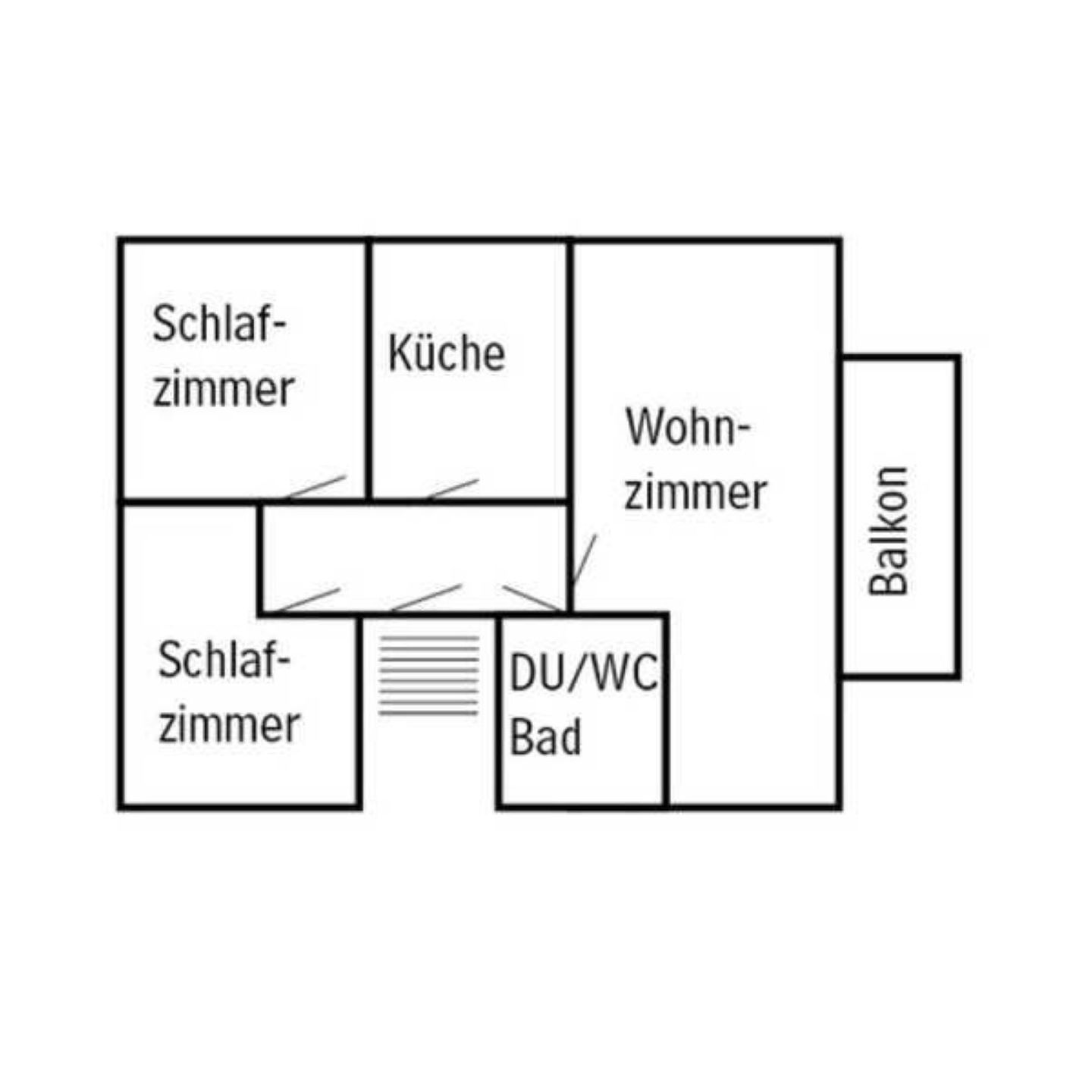  Ferienwohnung Stockrose - ganz nah am Nationalpark Jasmund Rügen - Grundriss