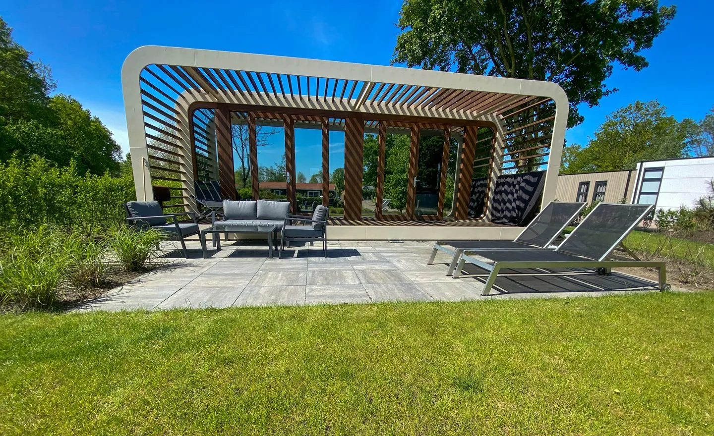  Bad Hoophuizen Chalet Deluxe mit Zaun Nr. Zuiderzee 66