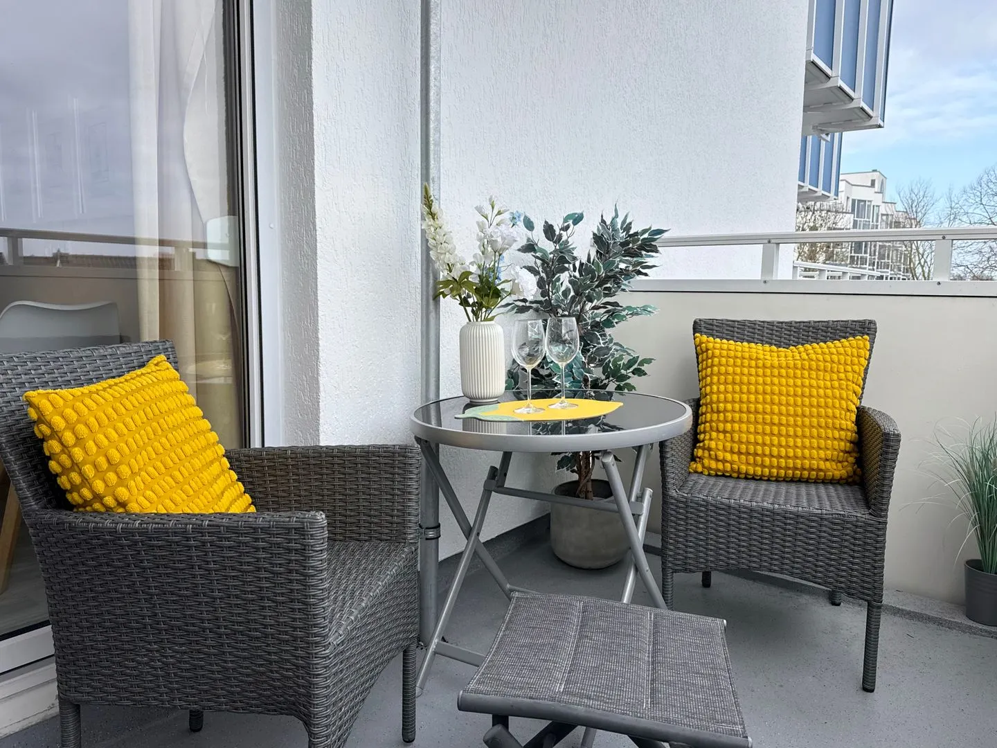 Poseidon FeWo 28 Duhnen - Balkon