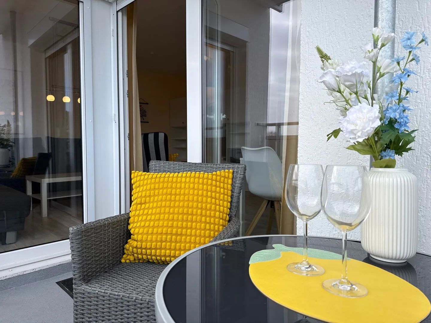 Poseidon FeWo 28 Duhnen - Balkon