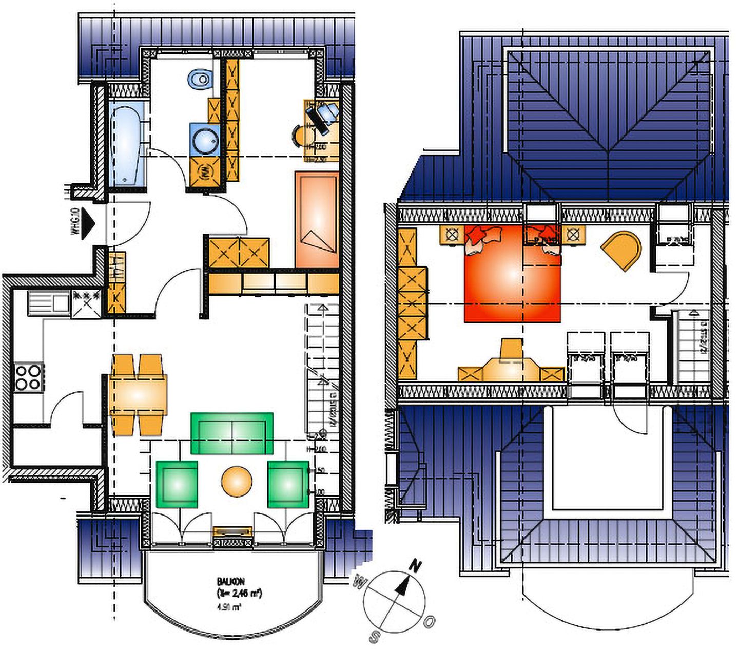  Villa Antonia Ferienwohnung 10 Rerik - Grundriss