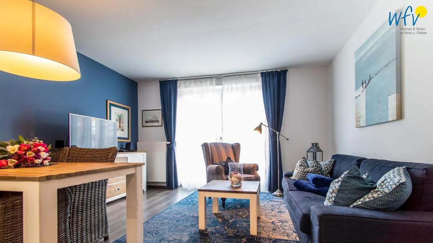 Wohnzimmer Haus Friesengut Ferienwohnung Austernfischer