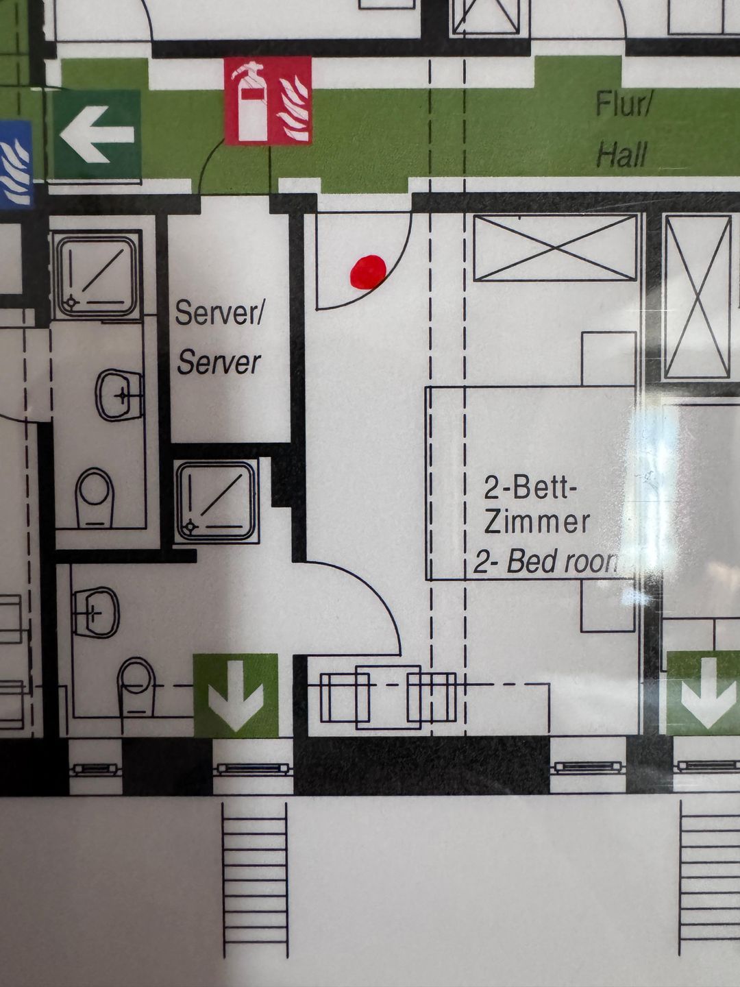 Doppelzimmer 11 Heidenheim - Grundriss
