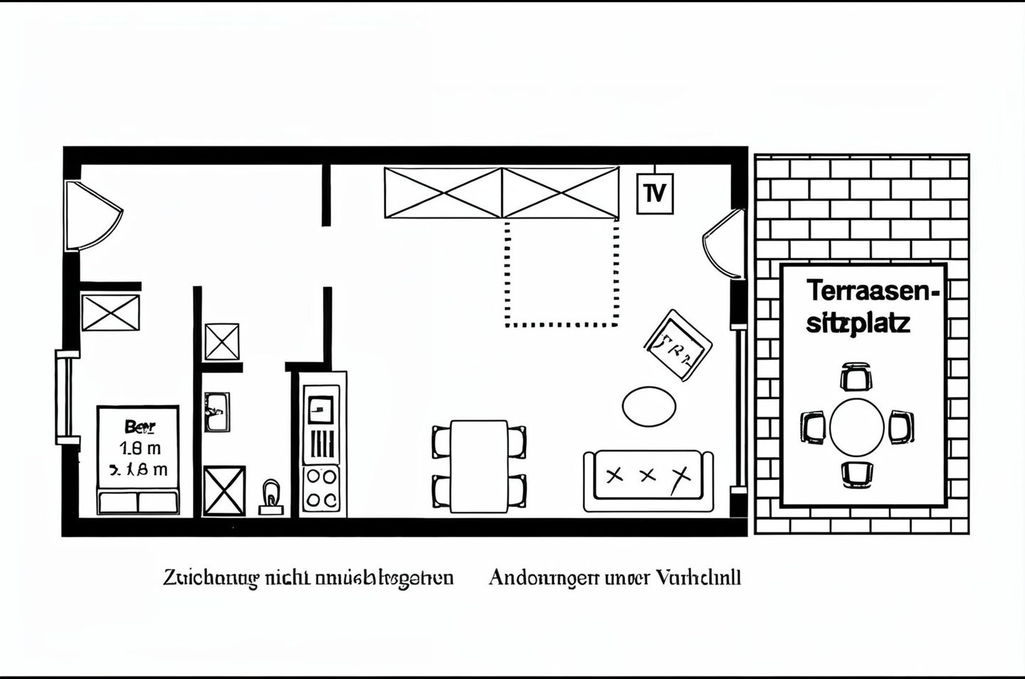  Wattwurm, Whg. 8 Föhr - Grundriss