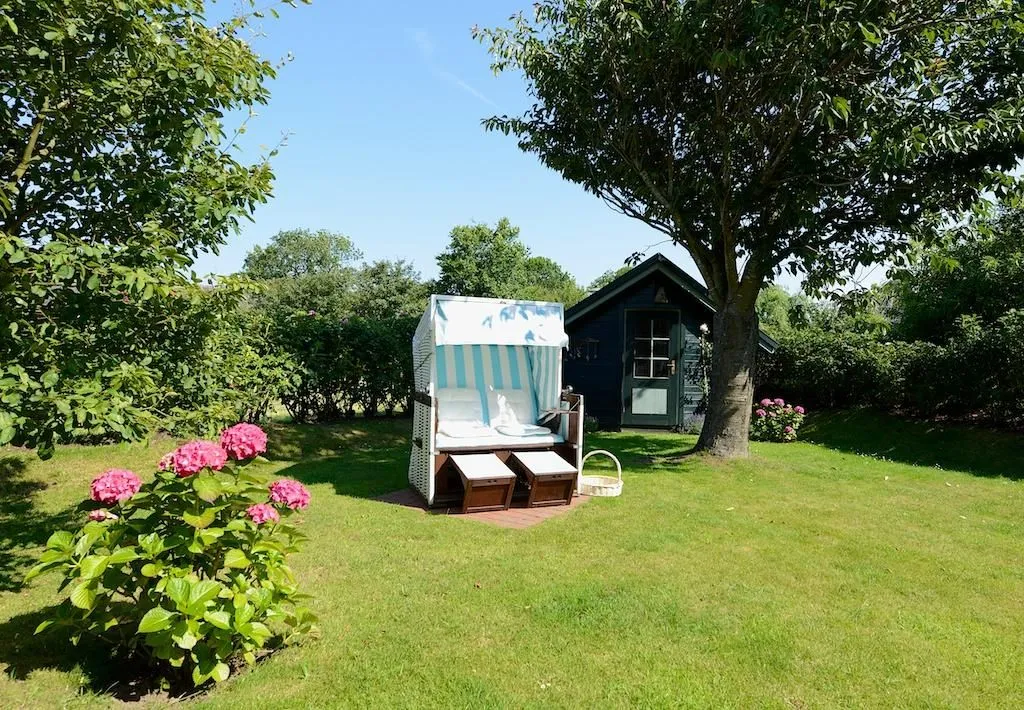 Ferienhaus Walter Wrixum - Gartenblick