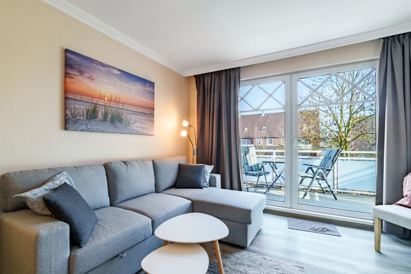 Appartementhaus Meeresbucht Whg. 8, Wohnzimmer
