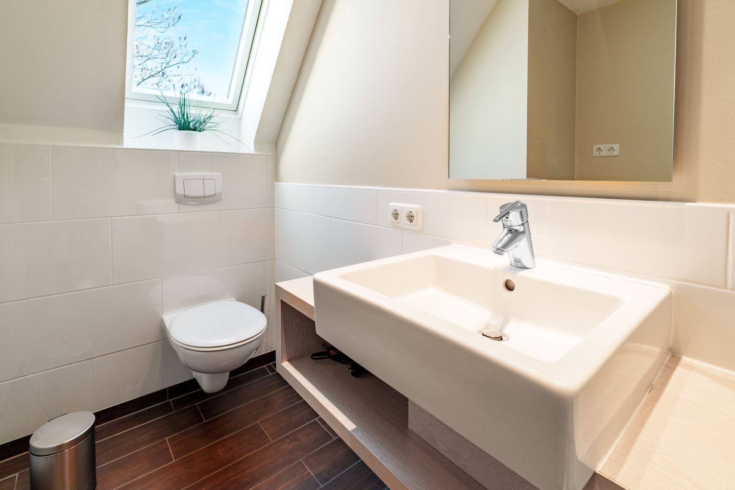 Appartementhaus Meeresbucht Whg. 8, Badezimmer mit Waschtisch