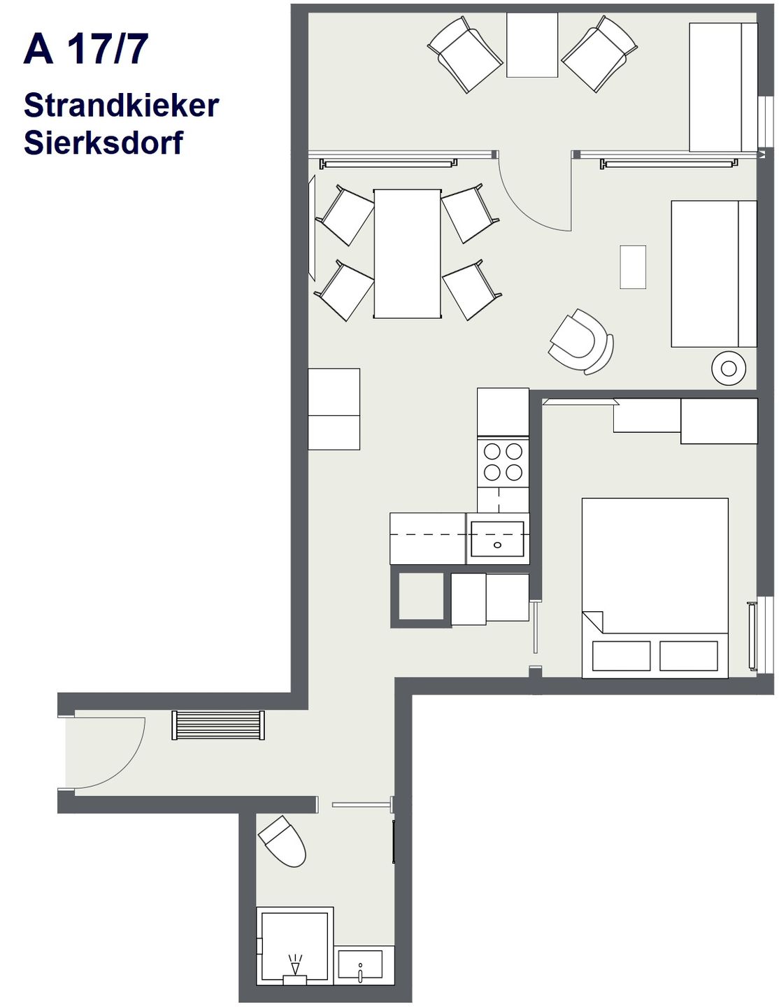 Panoramic Strandkieker Sierksdorf Sierksdorf - Grundriss