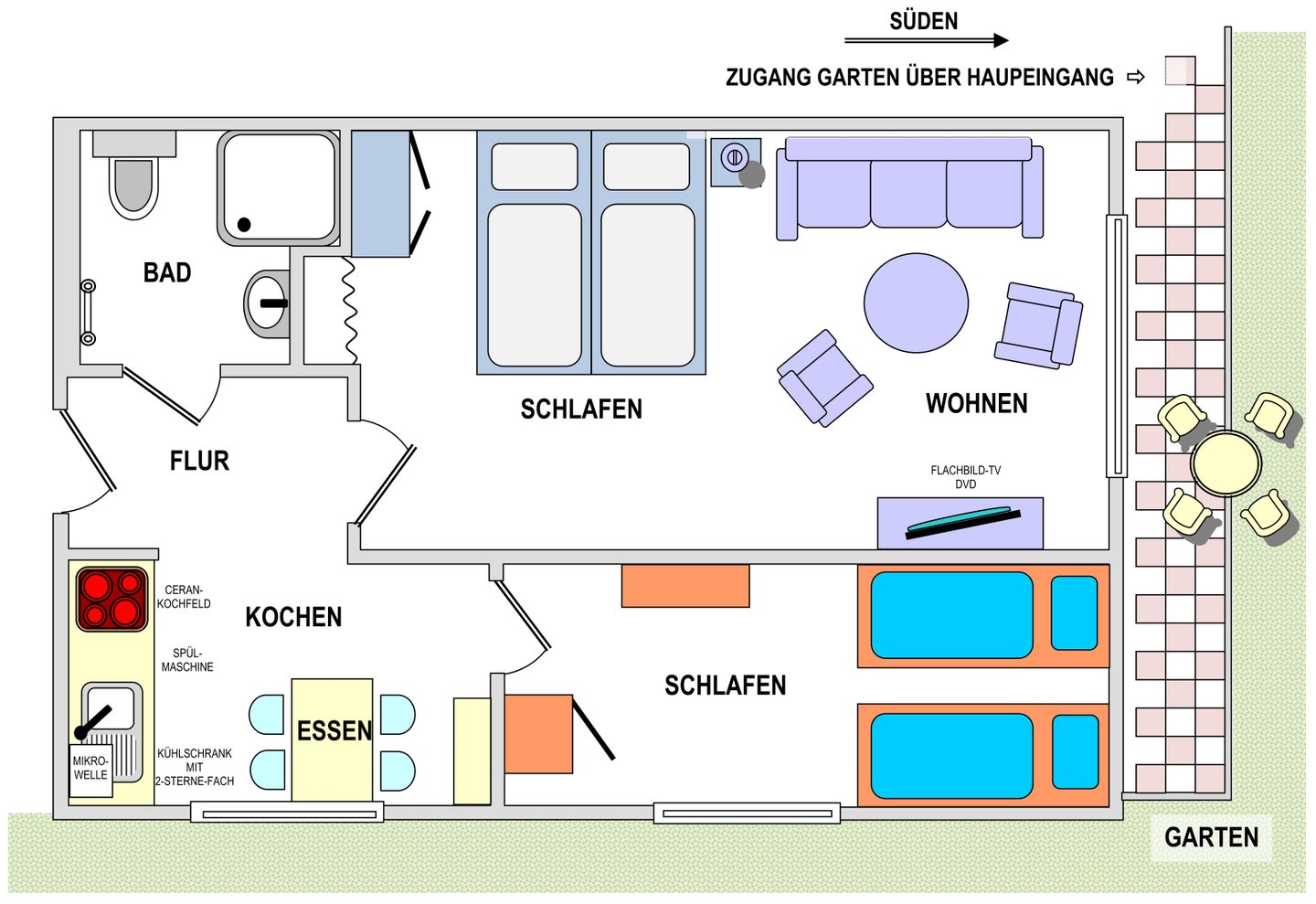 Haus Klippersteven Whg. 03 Seestern Wangerooge - Seestern 3