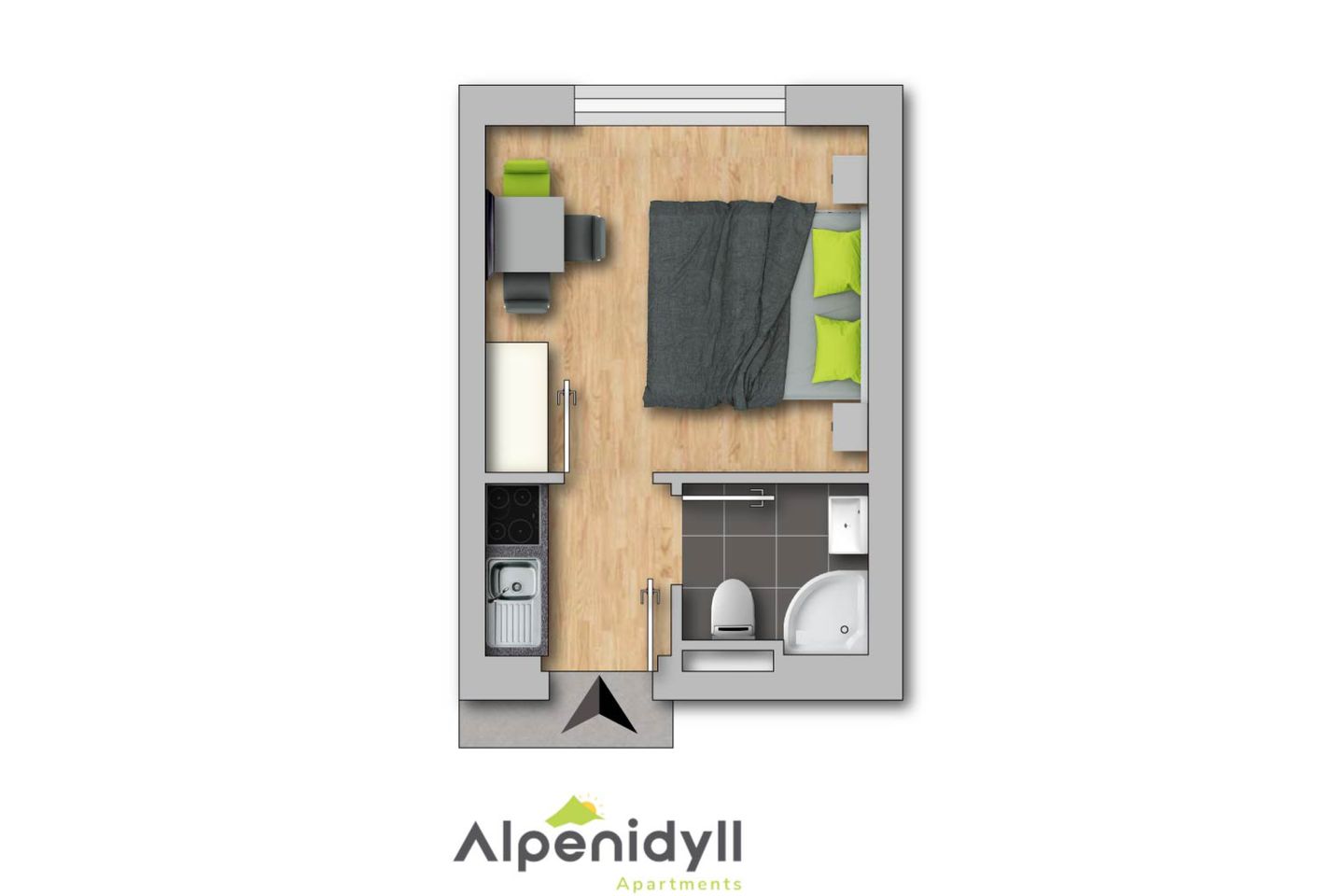 City Dream 2 by Alpenidyll Apartments Schladming - Grundriss 2D