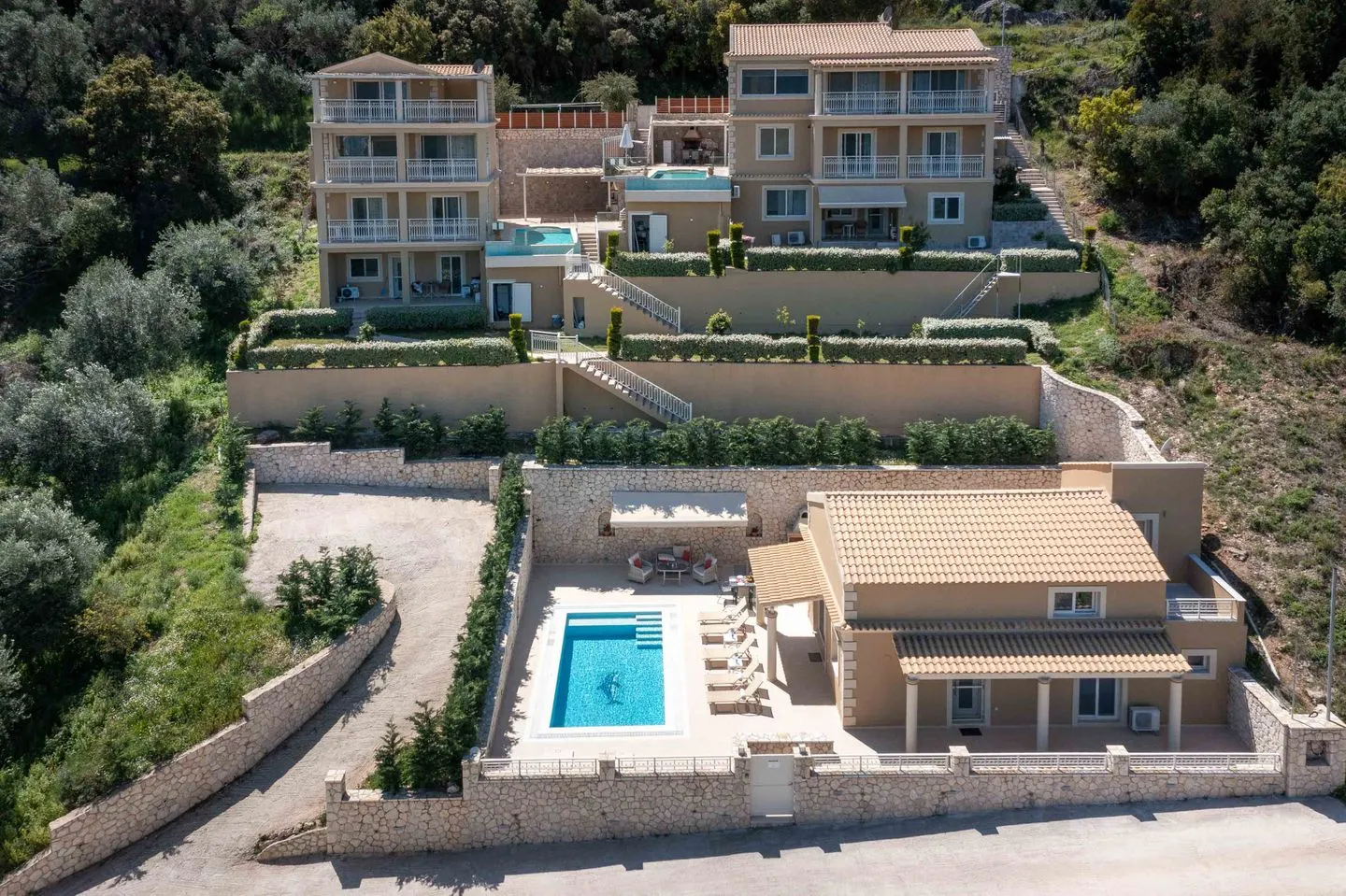  Villa Korfiatissa Aghios Mattaios - Vogelperspektive