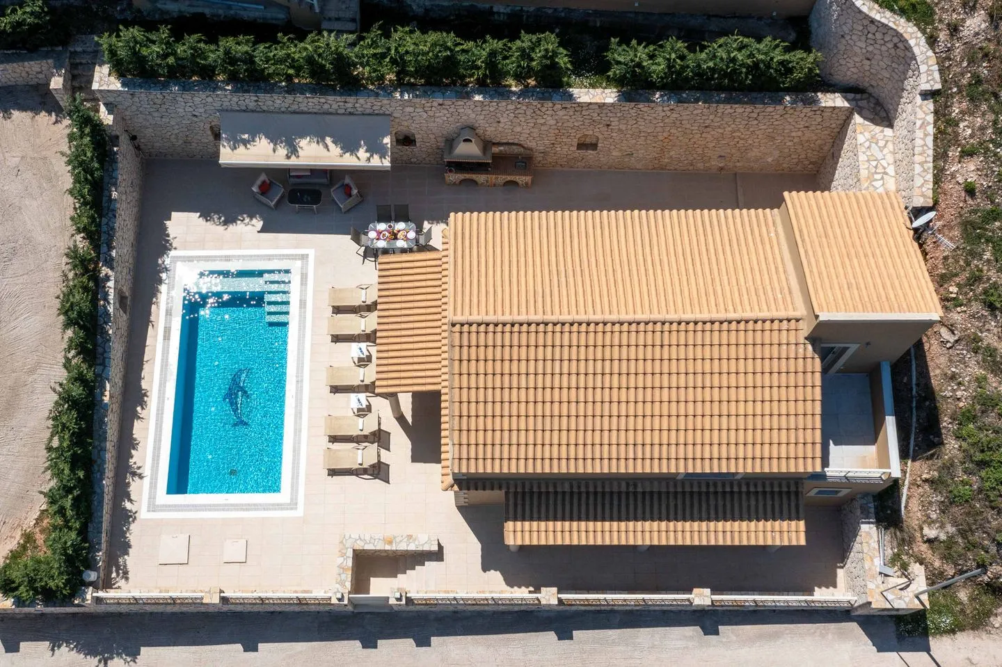  Villa Korfiatissa Aghios Mattaios - Vogelperspektive