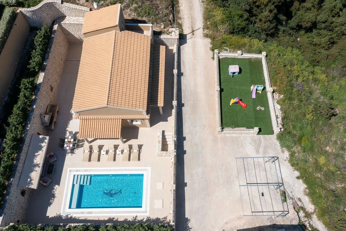  Villa Korfiatissa Aghios Mattaios - Vogelperspektive