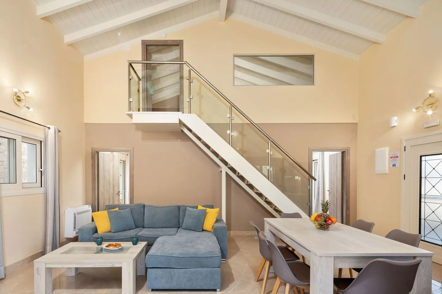  Villa Korfiatissa Aghios Mattaios - Wohnzimmer