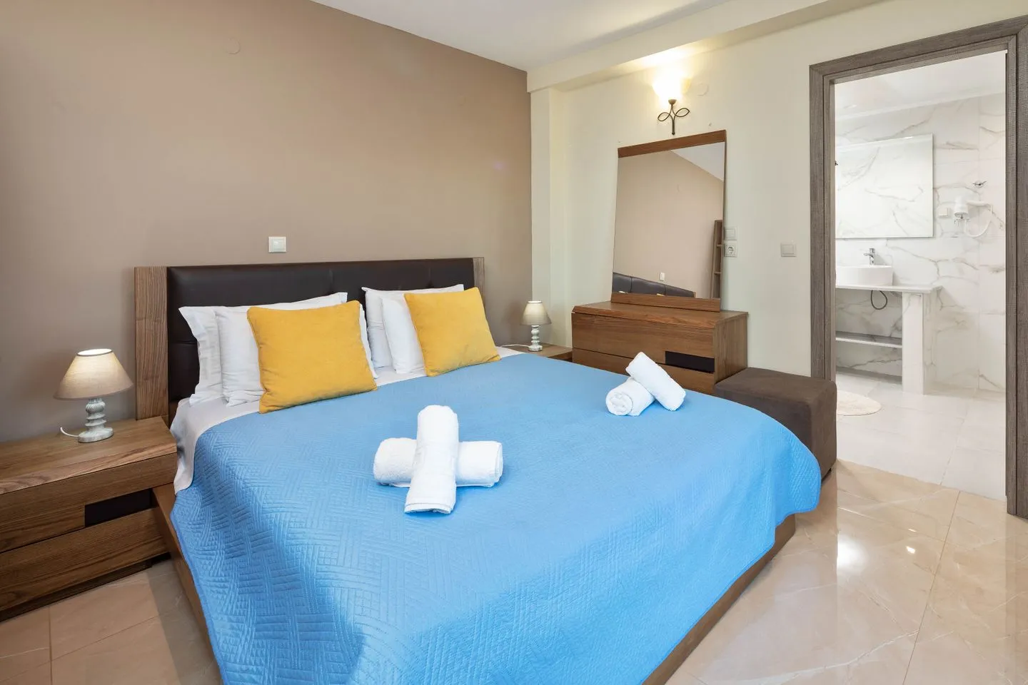  Villa Korfiatissa Aghios Mattaios - Schlafzimmer
