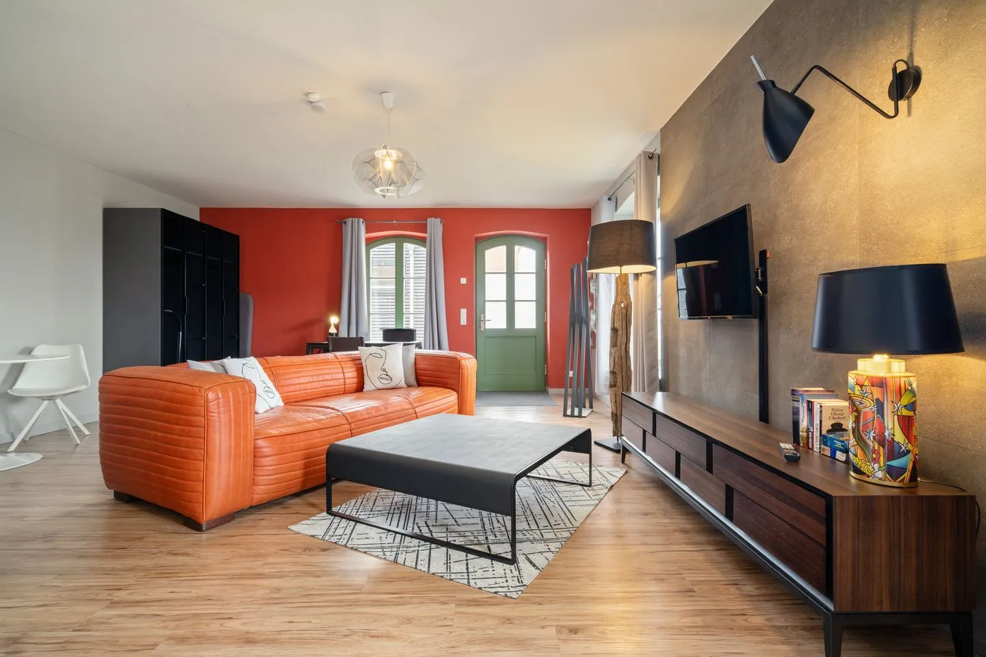 Ferienwohnung Windspiel Klink - offener Wohnbereich  Windspiel