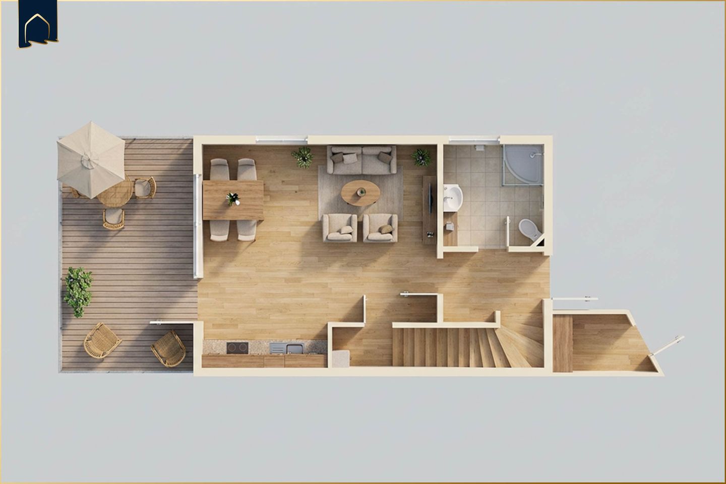  Ferienhaus Angela 2 Korswandt - Grundriss