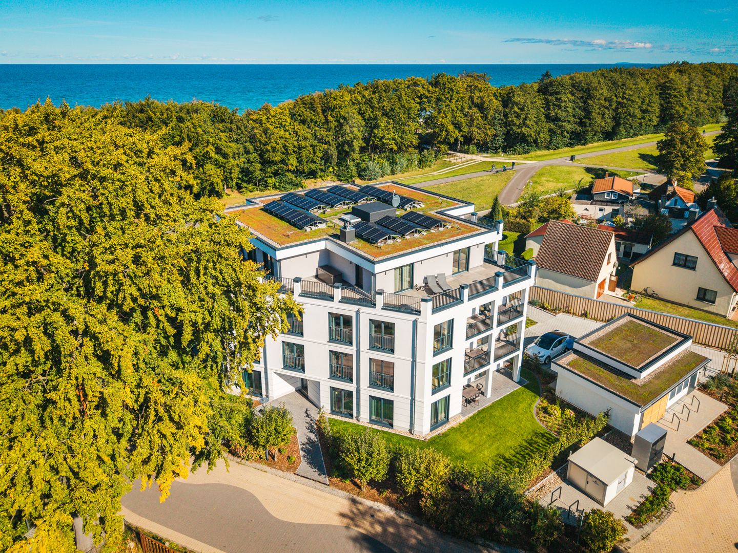  Apartmenthaus Strandvilla Zingst Zingst - Vogelperspektive
