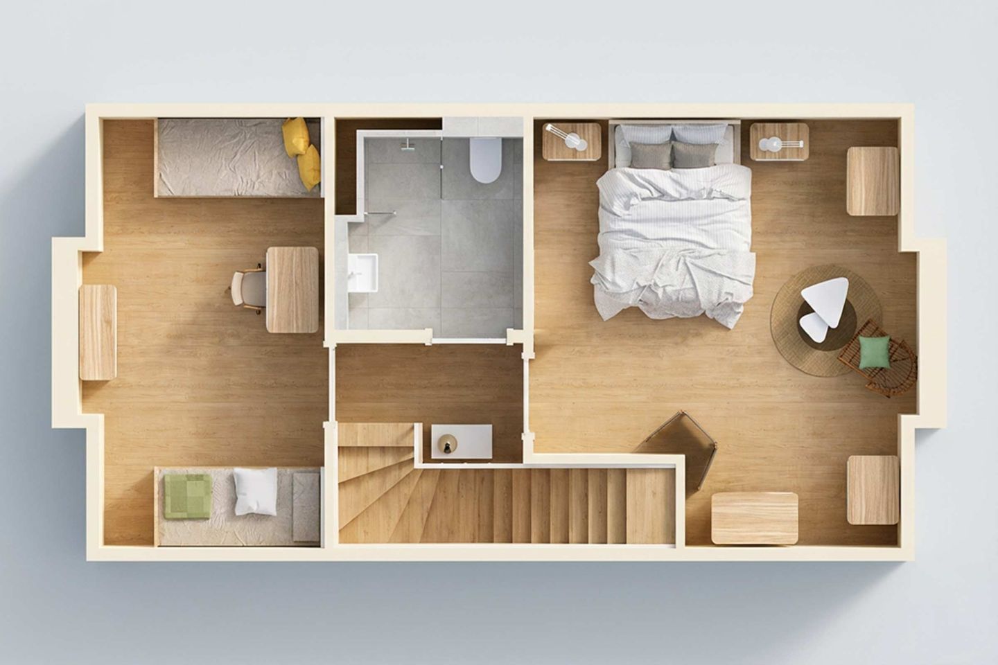  Ferienhaus Windspiel Kölpinsee - Grundriss