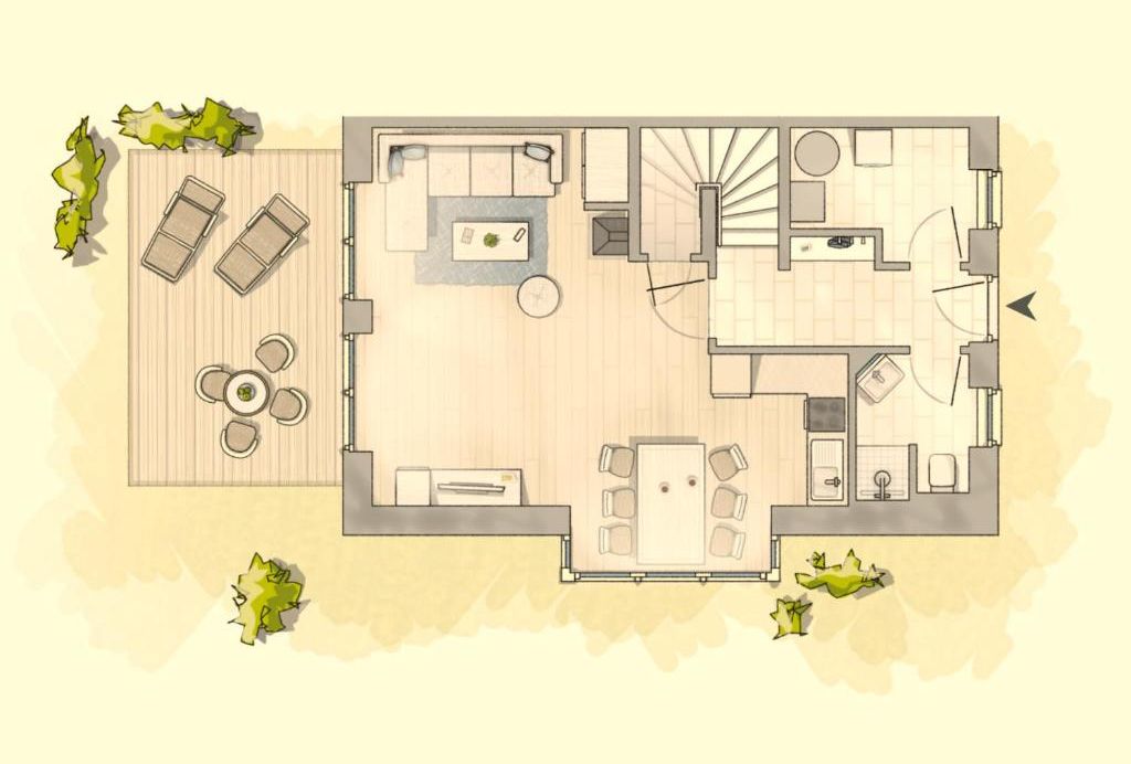  Lilly´s Beachhouse Zingst - Grundriss