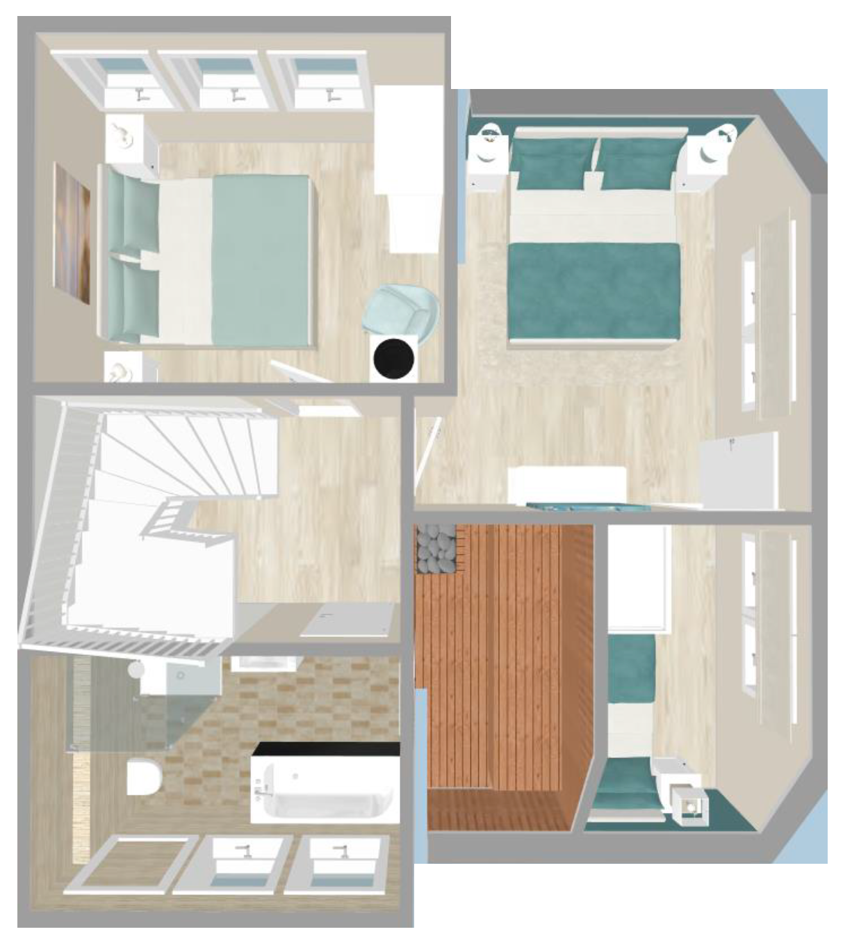  Haus Meerzeit Zingst - Grundriss