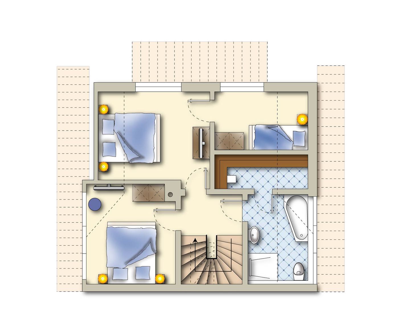  Hus Zeeskahn Zingst - Grundriss