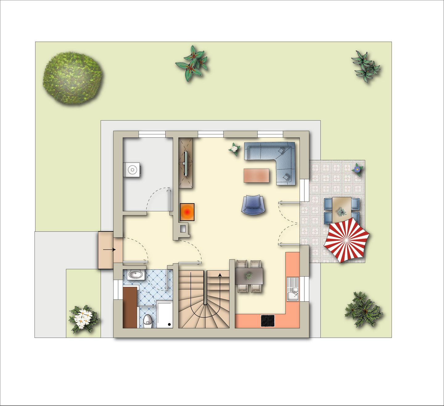  Bertis Beach House Zingst - Grundriss