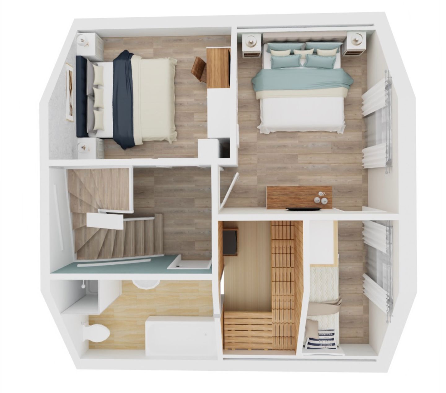  Haus Windrose Zingst - Grundriss