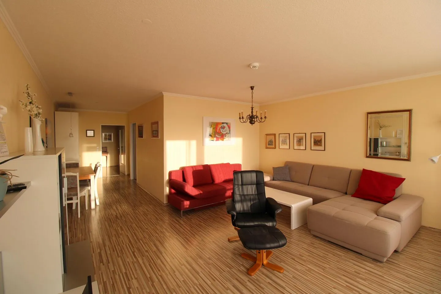 Panorama Whg 57, 4. OG - Wohnzimmer