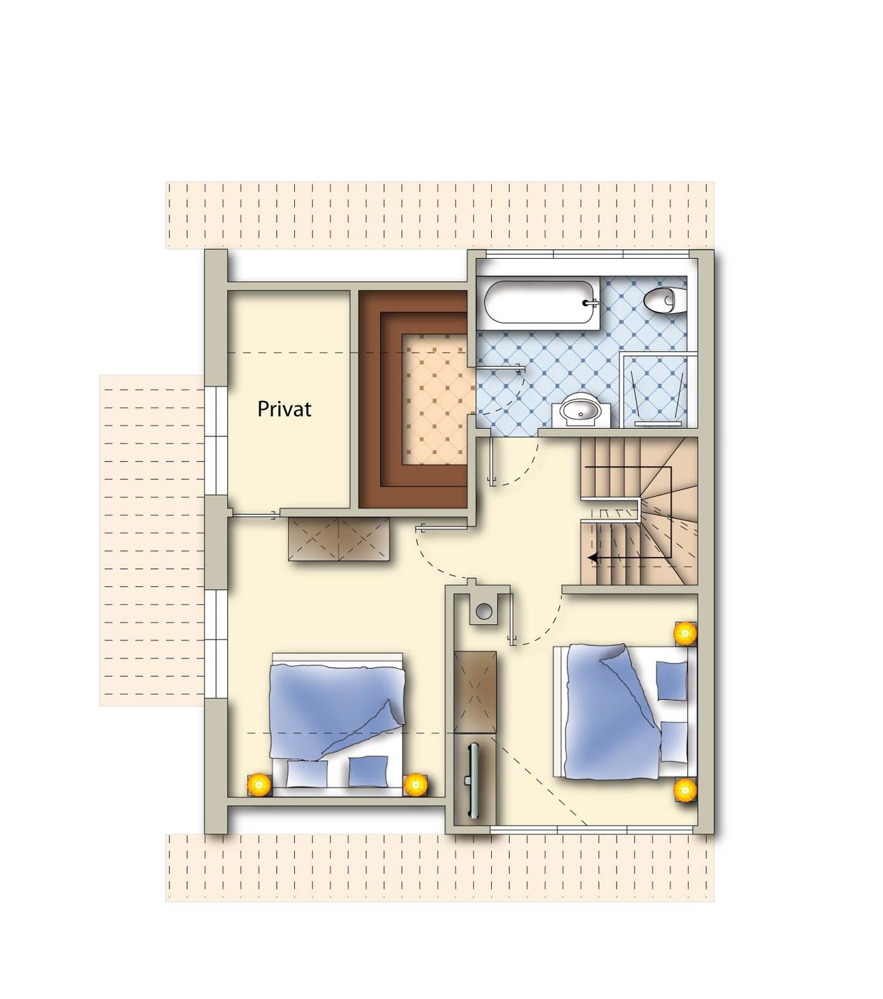  Haus Pinguin Zingst - Grundriss