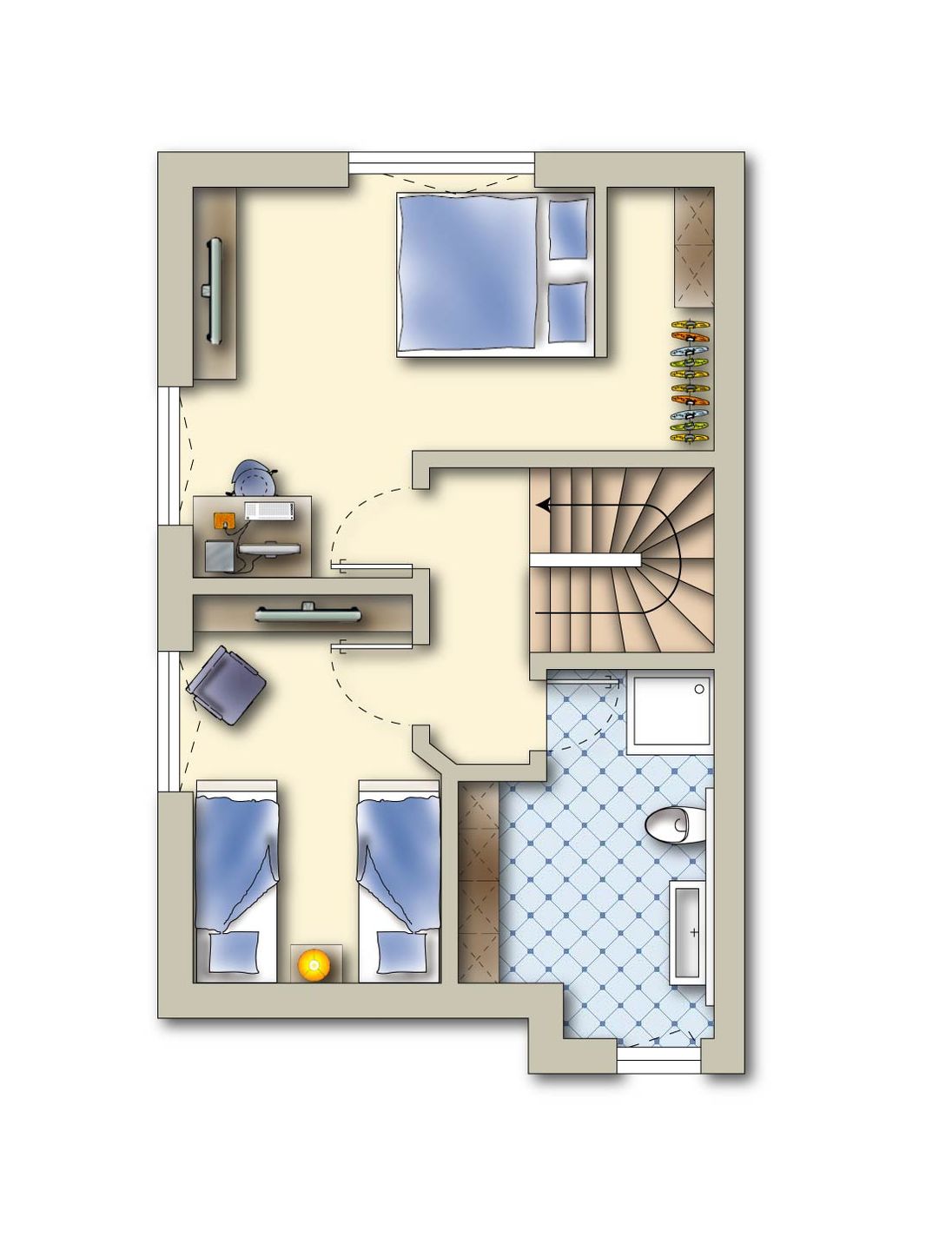  Ostseelodge eins Fuhlendorf - Grundriss