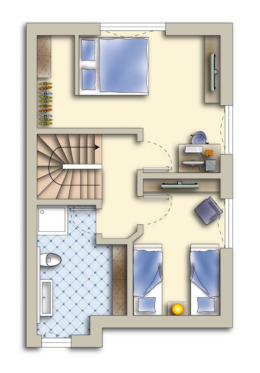  Ostseelodge zwei Fuhlendorf - Grundriss