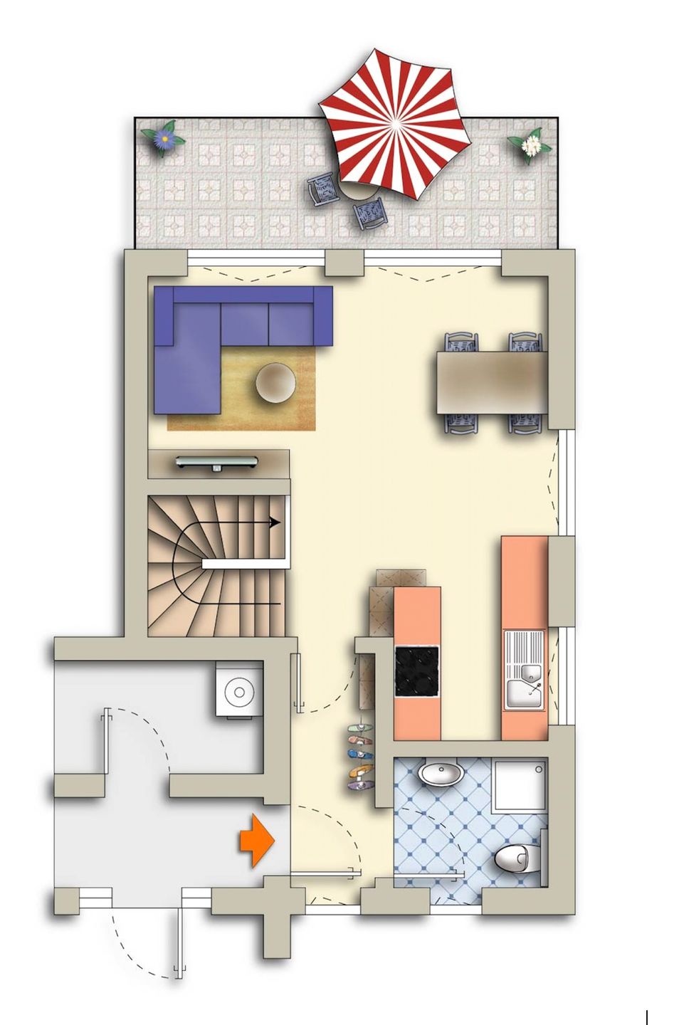  Ostseelodge zwei Fuhlendorf - Grundriss