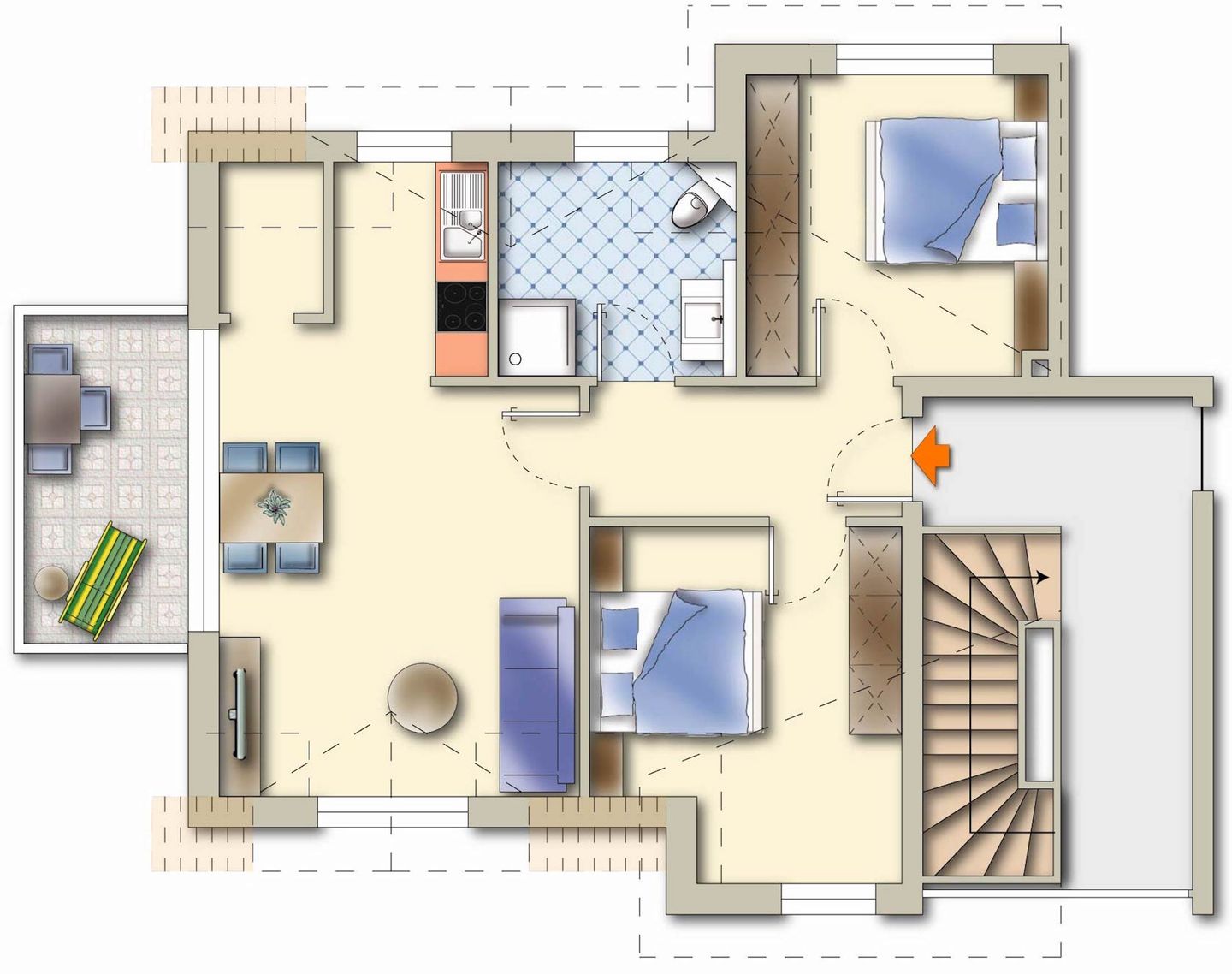  Onna Zingst - Grundriss