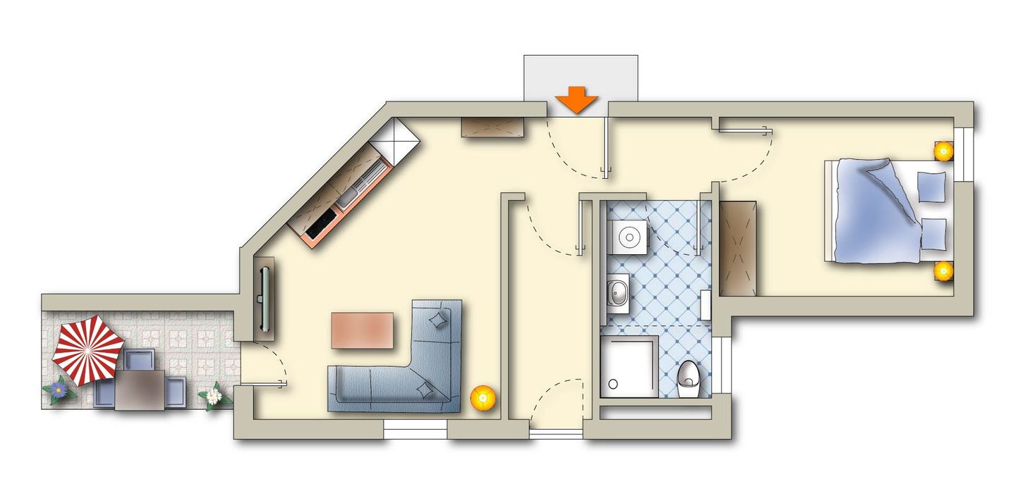  Achtern Wind Zingst - Grundriss