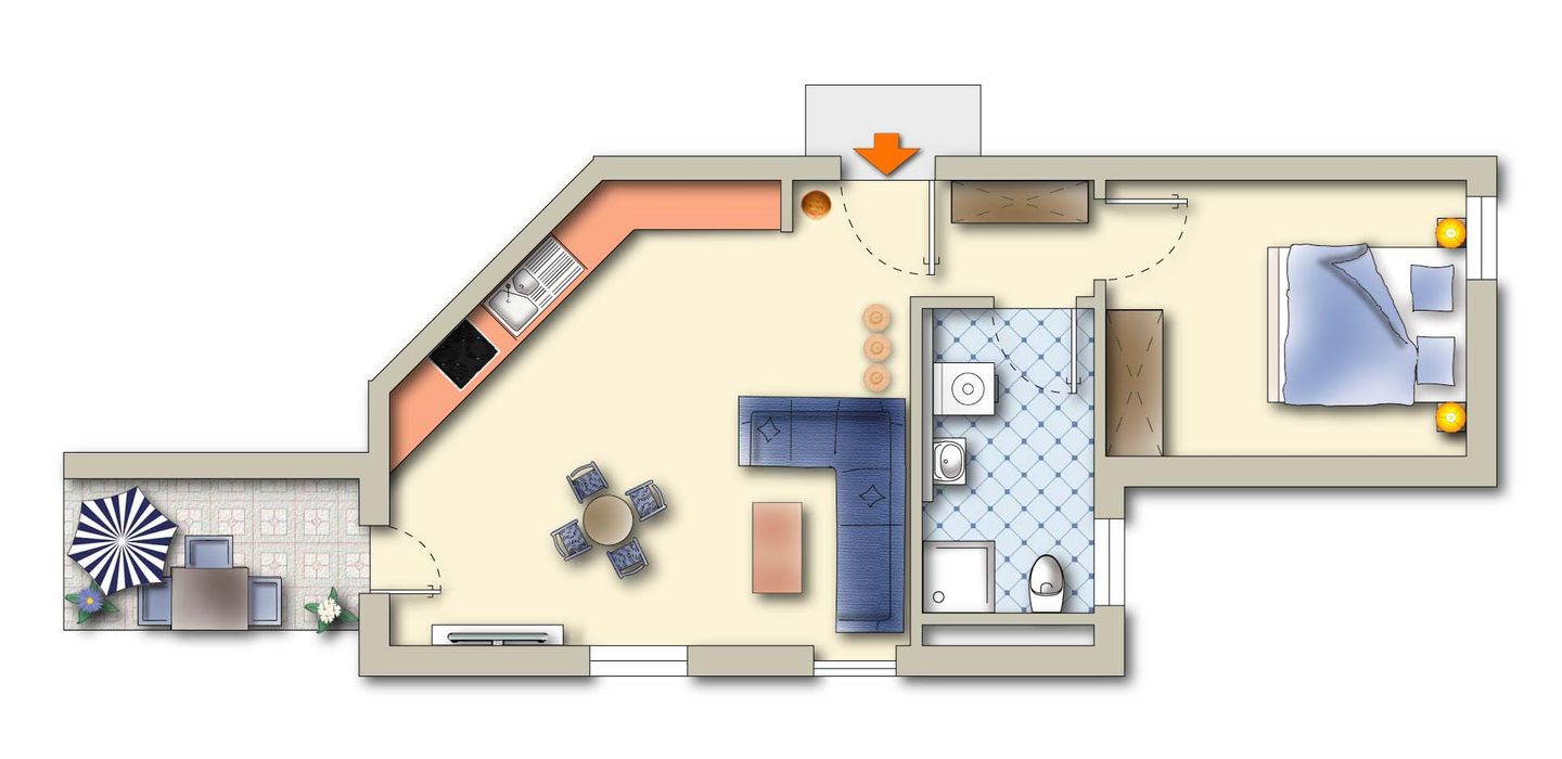  Achtern Wind Zingst - Grundriss