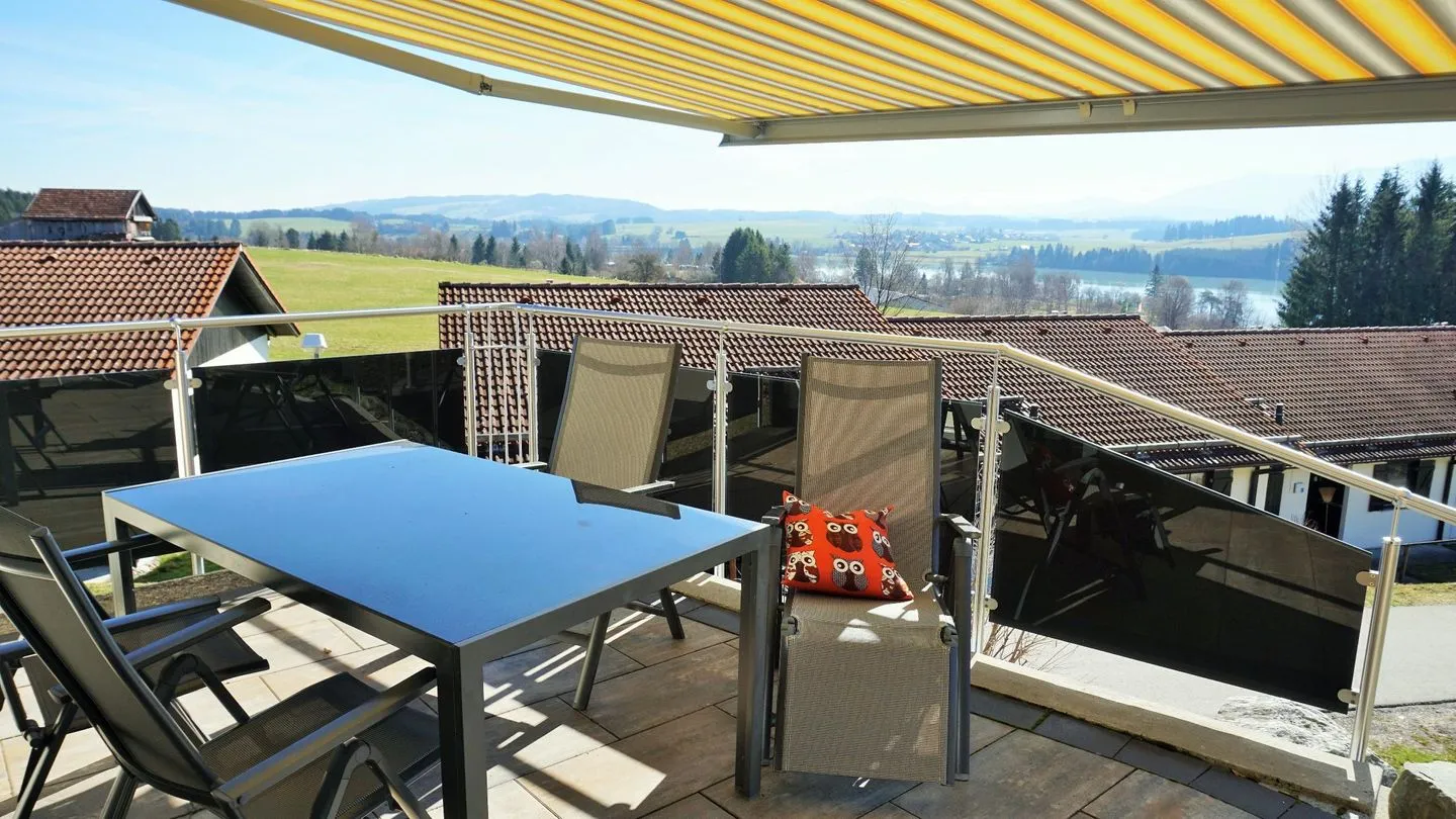Feriendorf Hochbergle Haus 108 Lechbruck am See - Terrasse