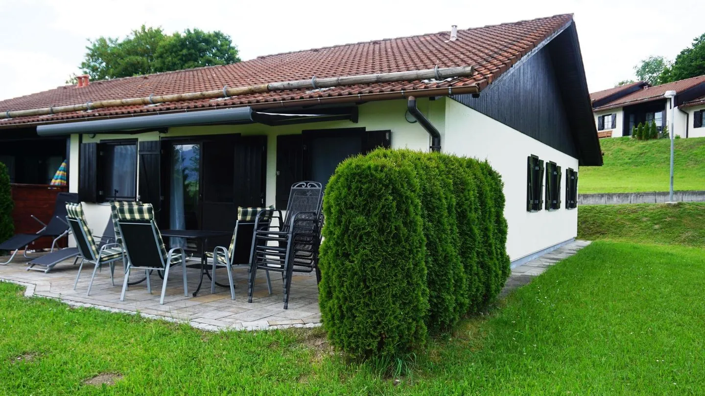 Feriendorf Hochbergle Haus 138 Lechbruck am See - Terrasse