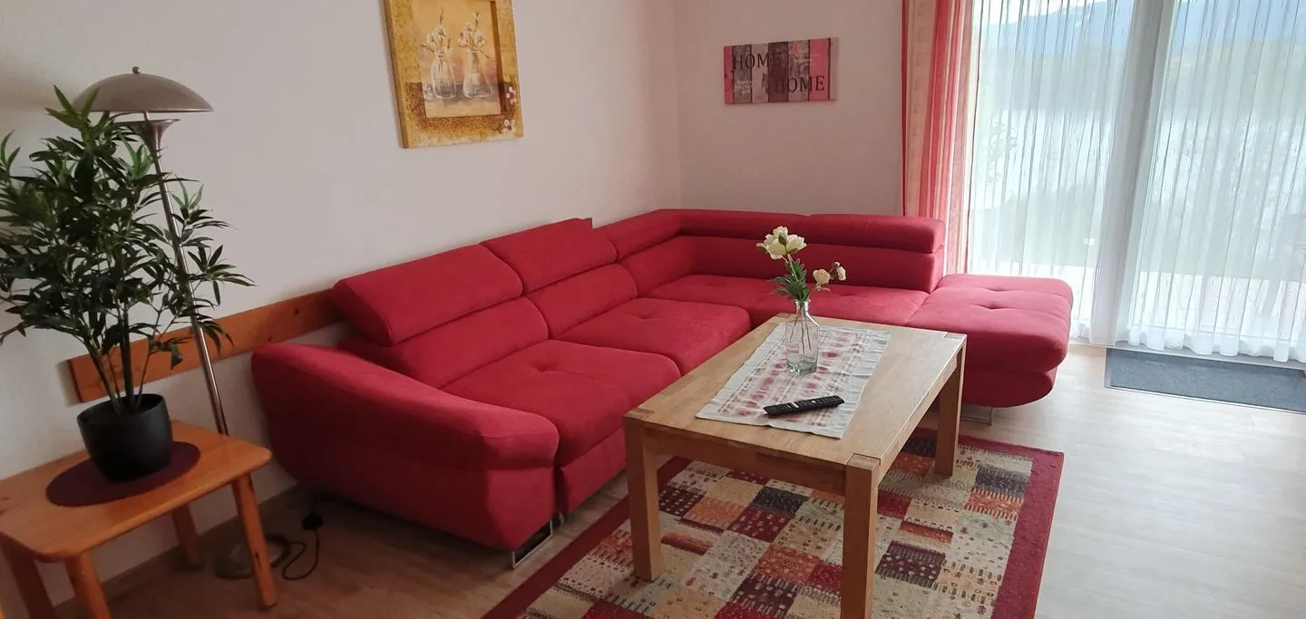 Feriendorf Hochbergle Haus 139 Lechbruck am See - Wohnzimmer