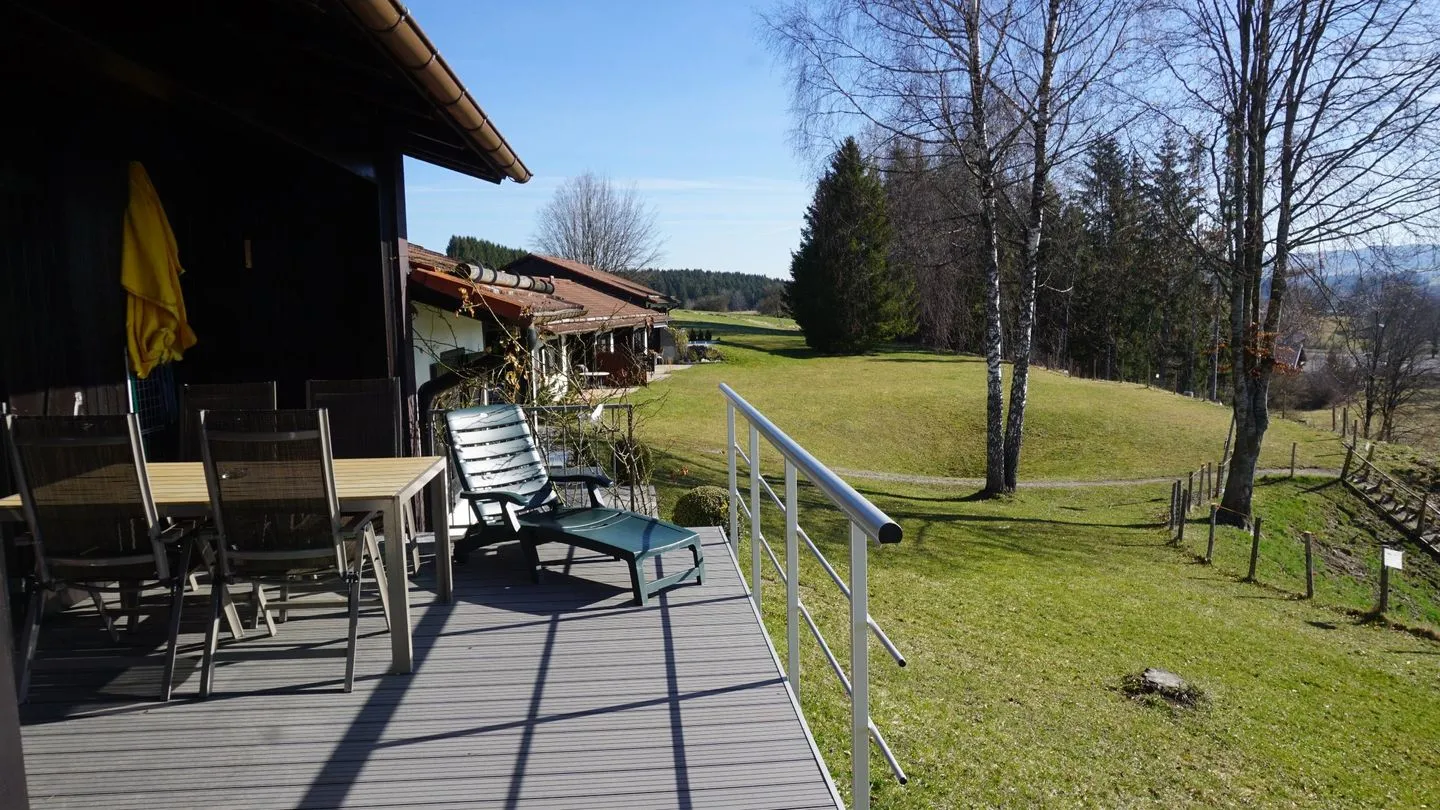 Feriendorf Hochbergle Haus 140 Lechbruck am See - Terrasse