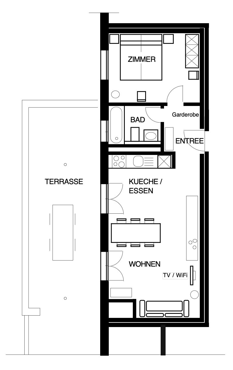  Residenza Alpenrose 18 Sils Maria - Grundriss