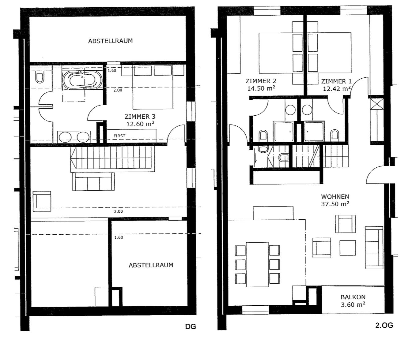  Residenza Edelweiss 5.3 Sils Maria - Grundriss
