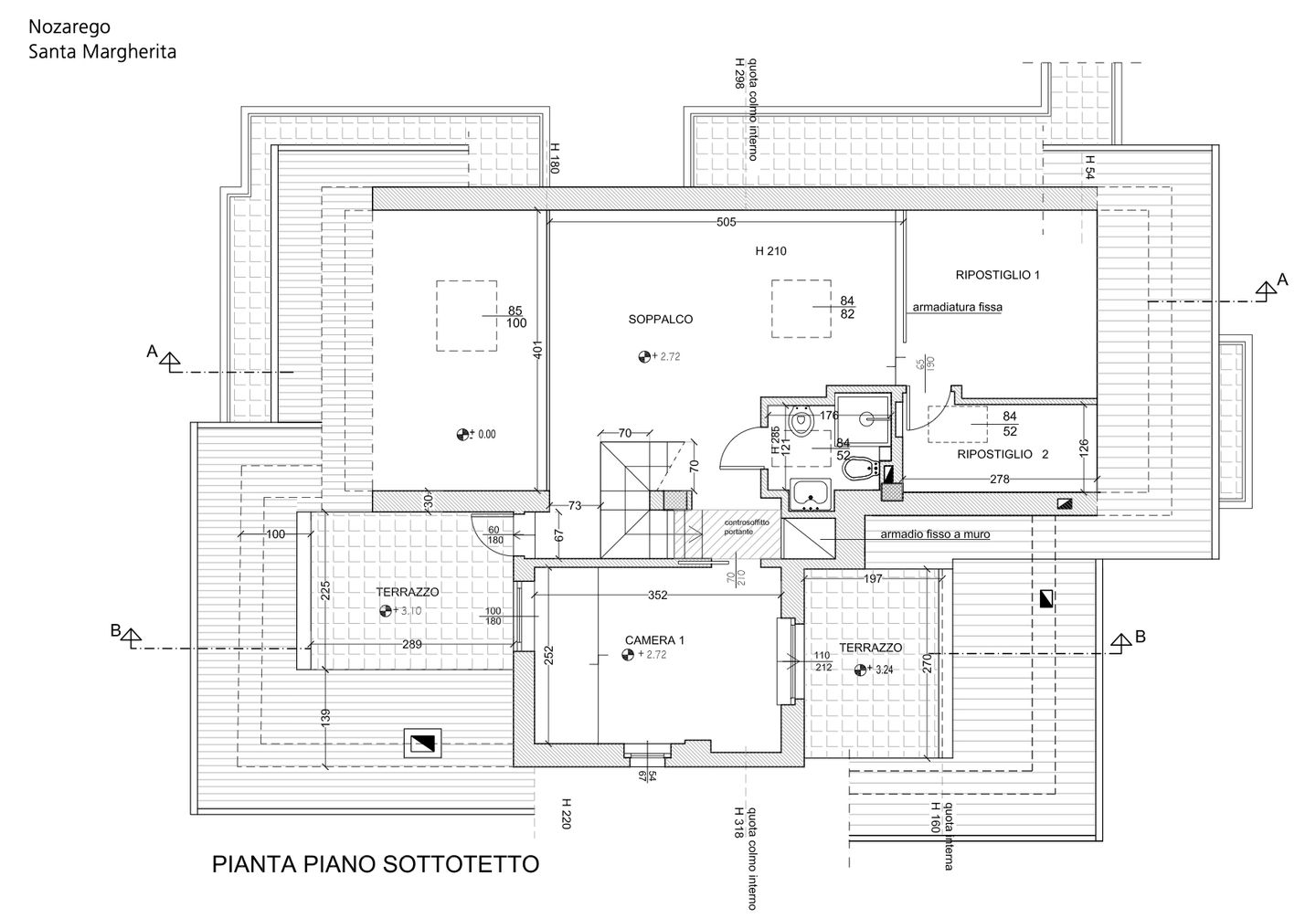  Casa Nozarego Santa Margherita Ligure - Grundriss