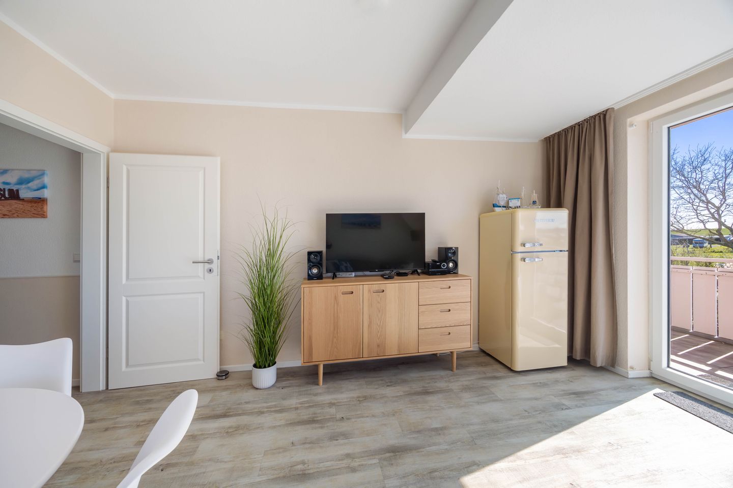 Ferienwohnung Sofie - TV im Wohnzimmer
