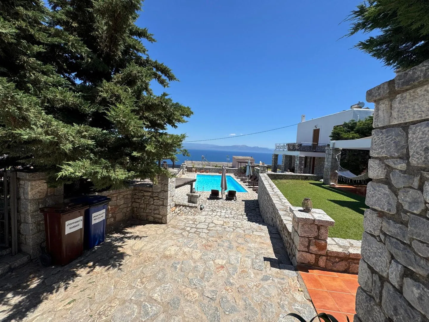  Jassemi Studio Mavrovouni - Terrasse