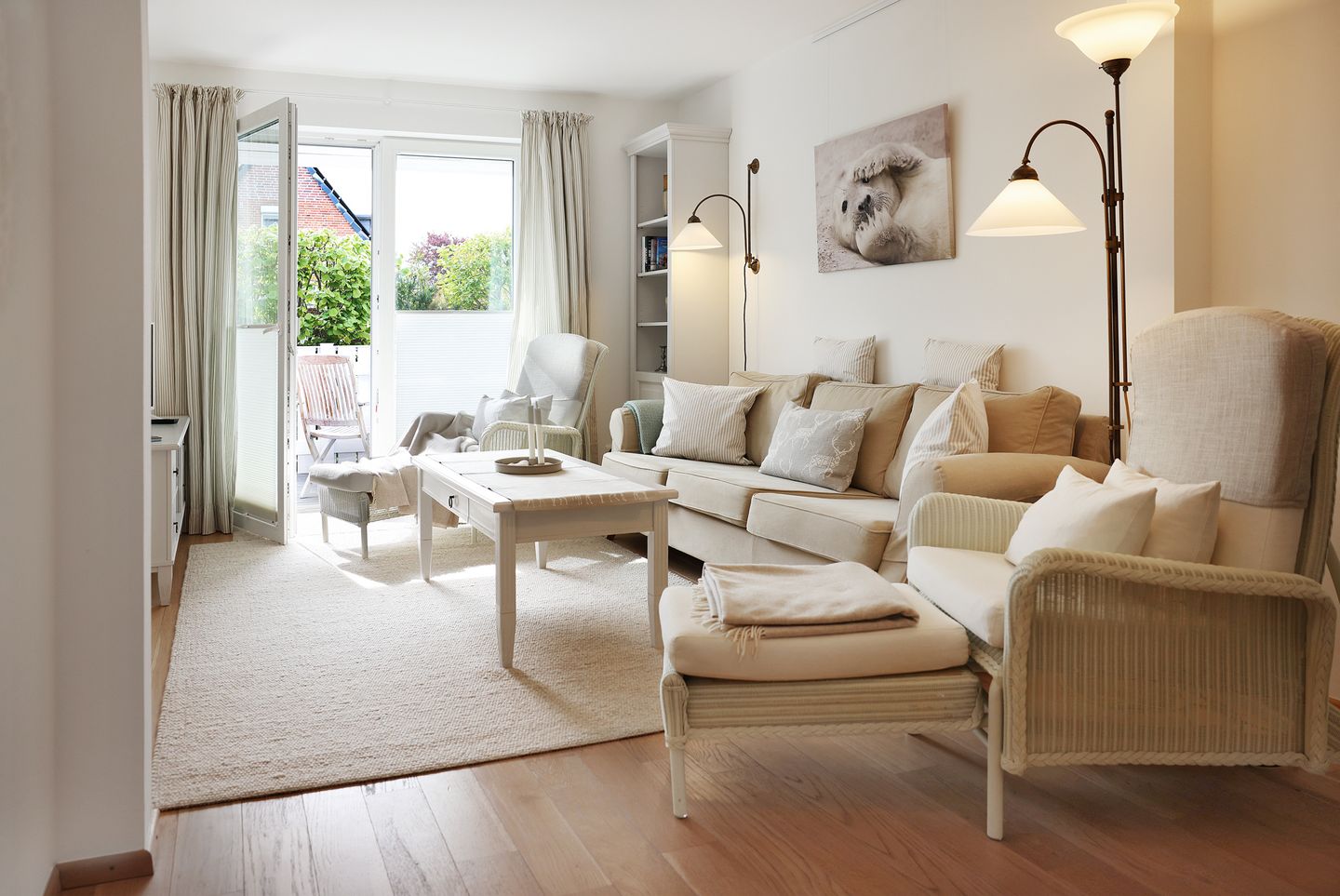 Schwedenhaus Wohnung Agneta - Wohnzimmer